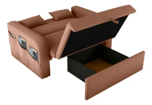 sofá cama baú compacto