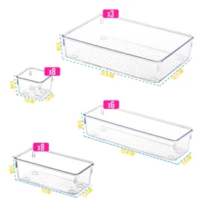 Organizador de Acrílico House Organizer 25 peças
