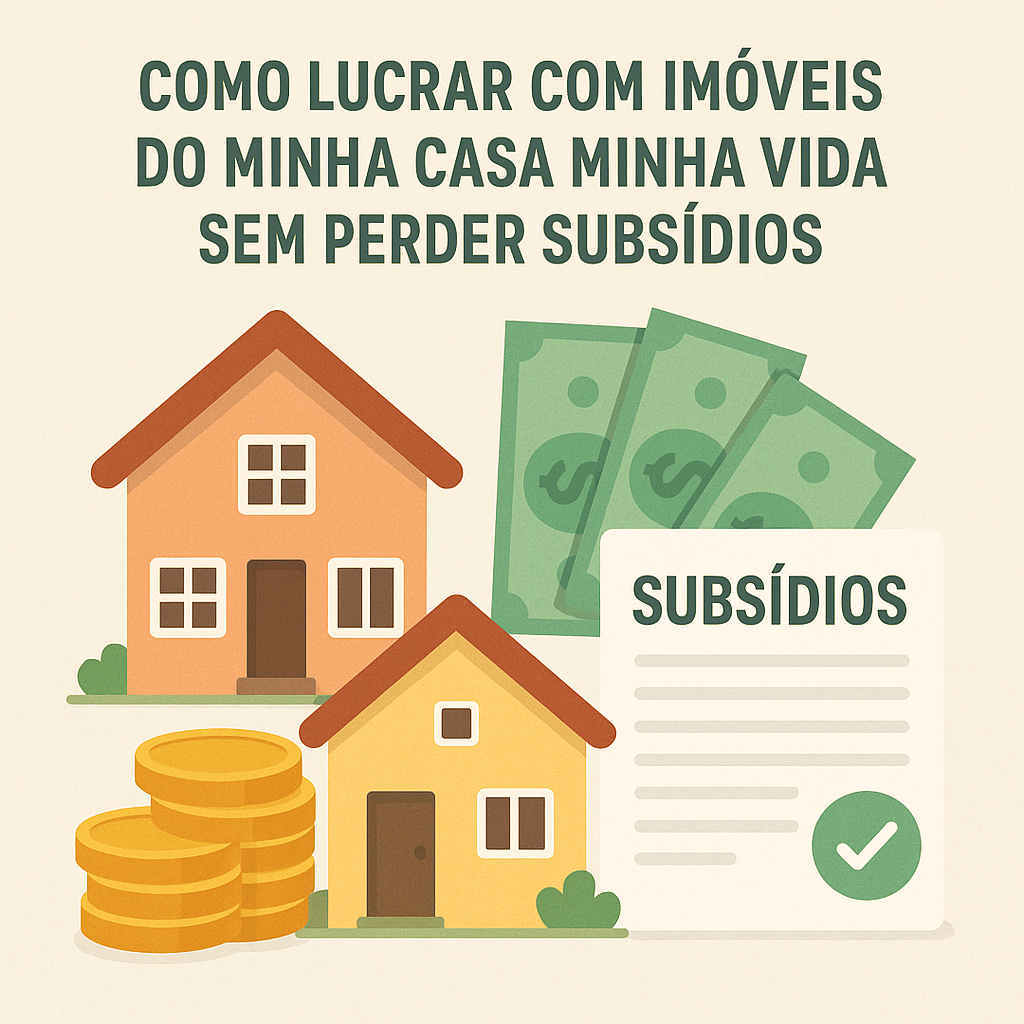 lucrar com imóveis Minha Casa Minha Vida