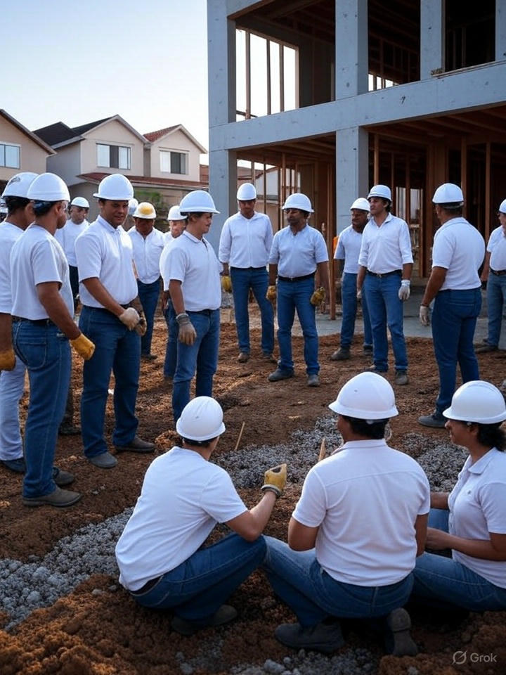 moradias a serem construidas
